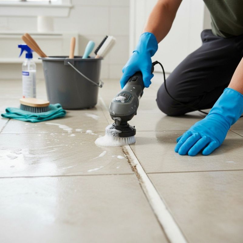 Kitchen Grout Cleaning