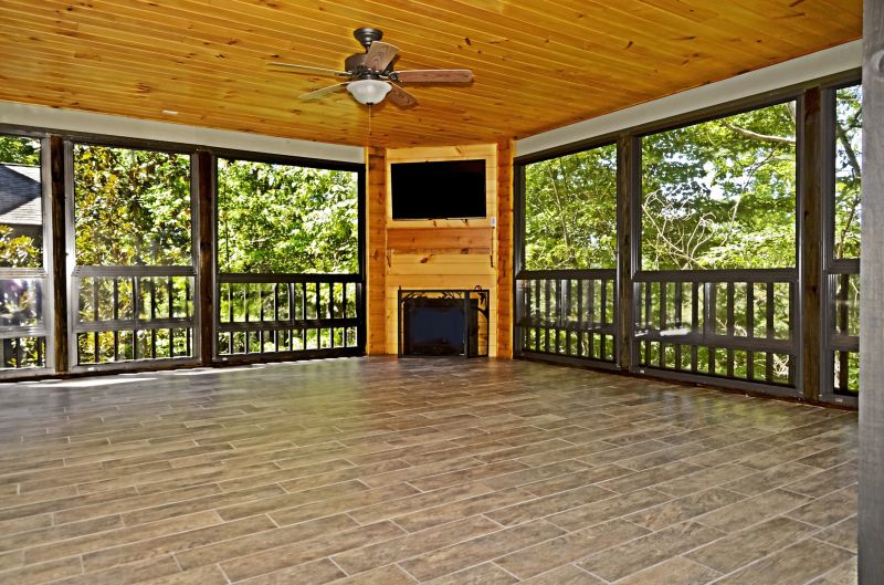 Porch Tile Installation